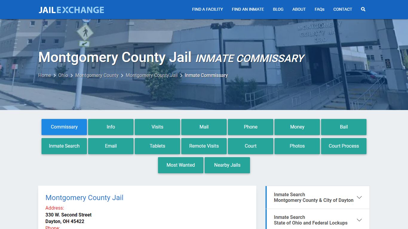 Inmate Commissary, Care Packs - Montgomery County Jail, OH - Jail Exchange