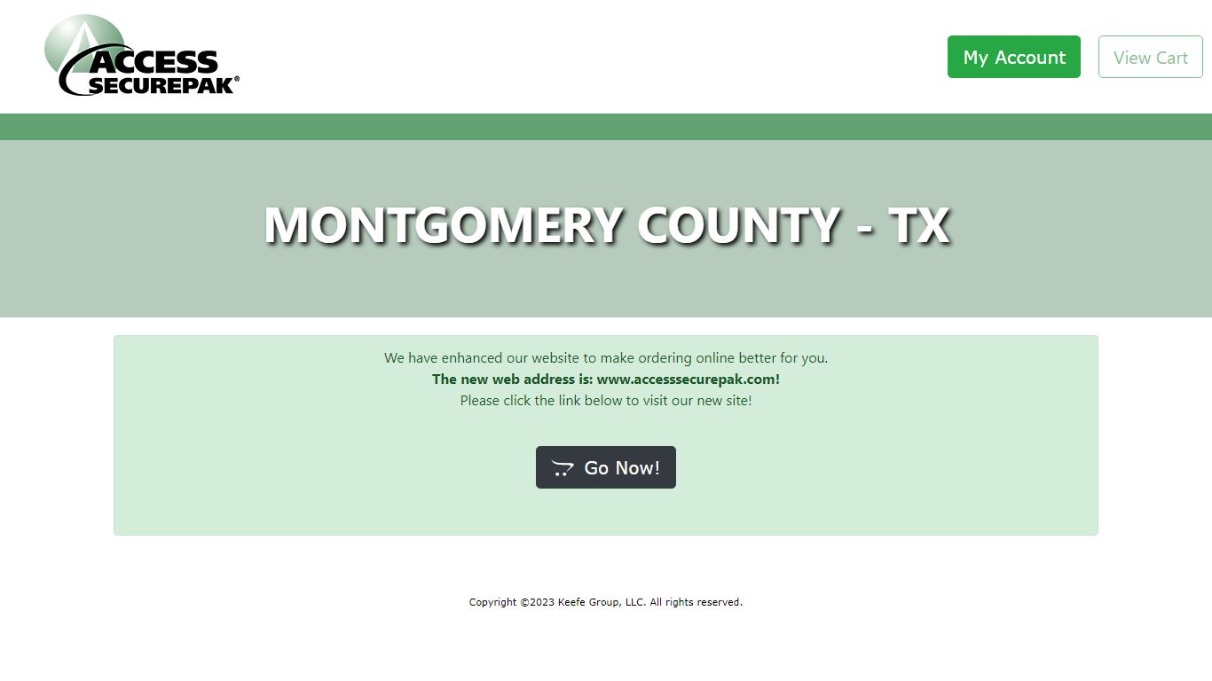 Montgomery County Package Program - TX - Access Securepak