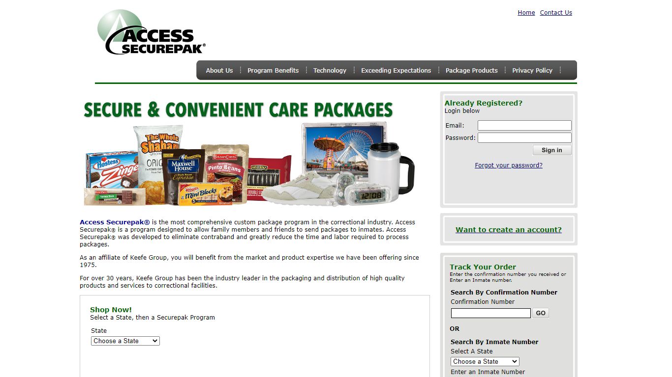Montgomery County Package Program - PA - Access Securepak